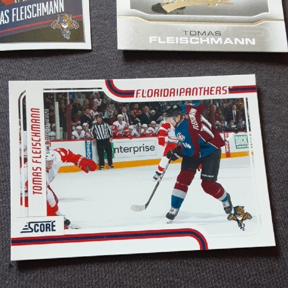 Florida Panthers Tomas Fleischmann NHL Hockey Cards & Sticker
